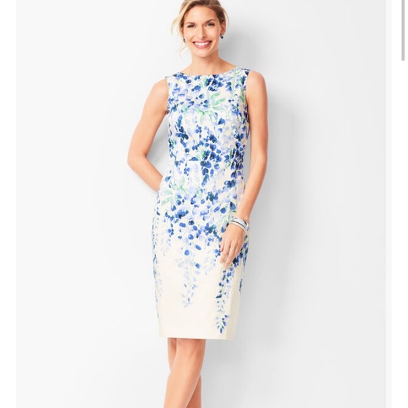 Talbots Dresses & Skirts - 💙TALBOTS💙 PASTEL FLORAL SHEATH DRESS💙
